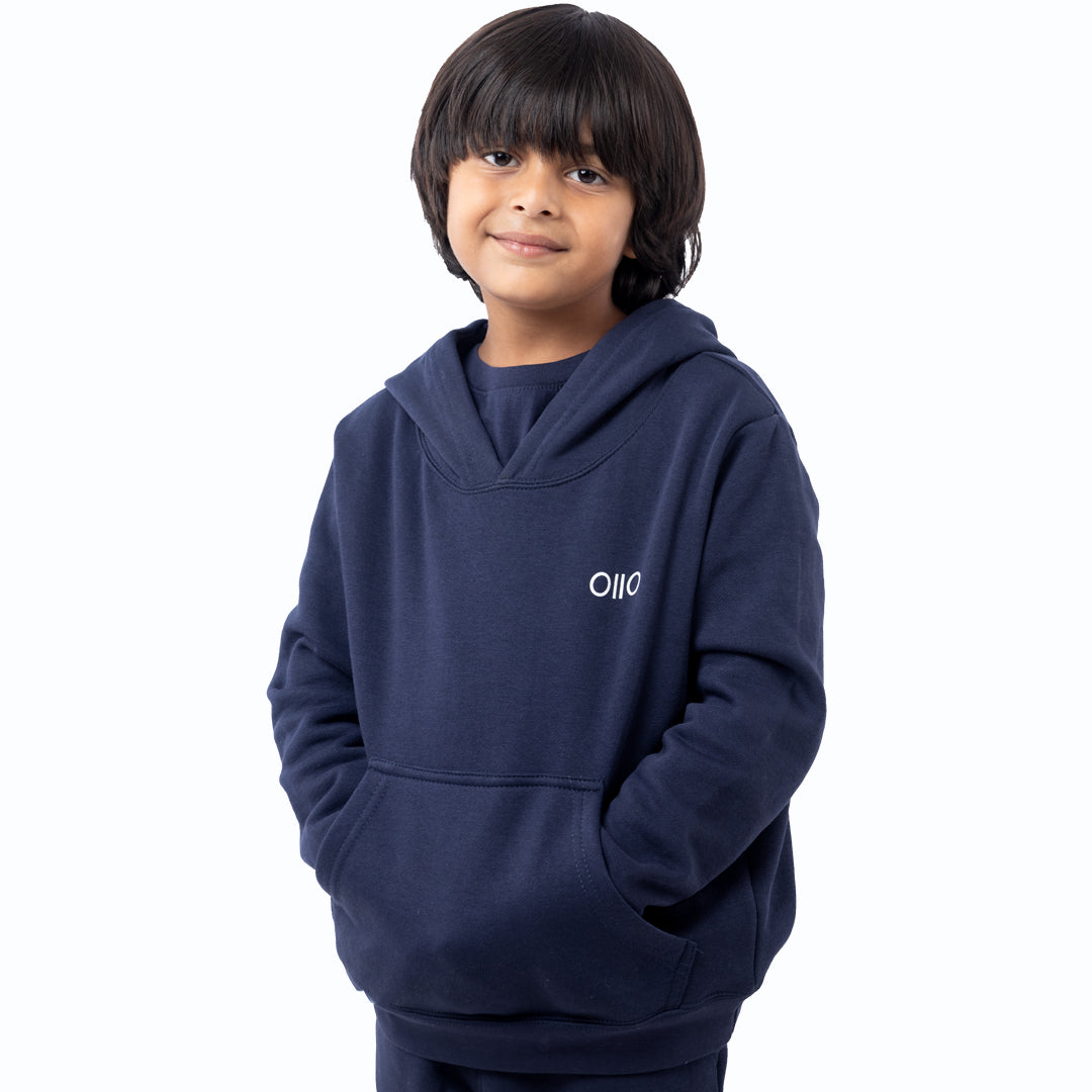 Kids' Cozy Fleece Hoodie – OIIO Apparel - Main Image